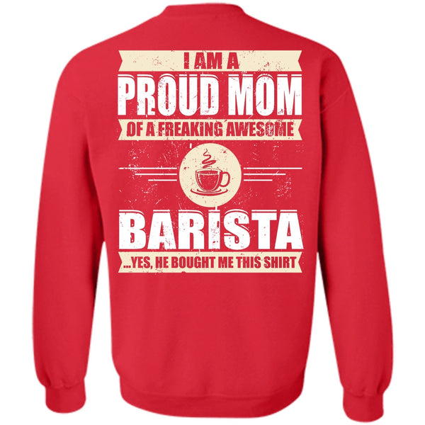 Awesome Barista T Shirt, I Love Barista Sweatshirt
