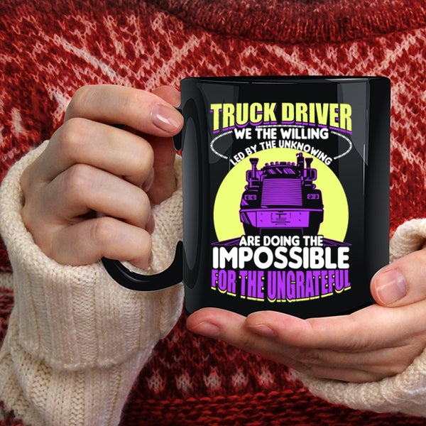 Truck Driver Coffee Mug, Cute Gift For Truck Driver Coffee Cup