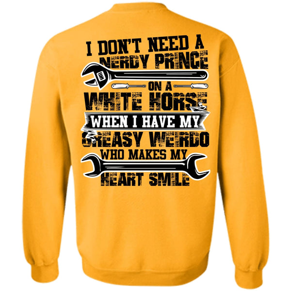 I Love Mechanic T Shirt, Makes My Heart Smile Sweatshirt