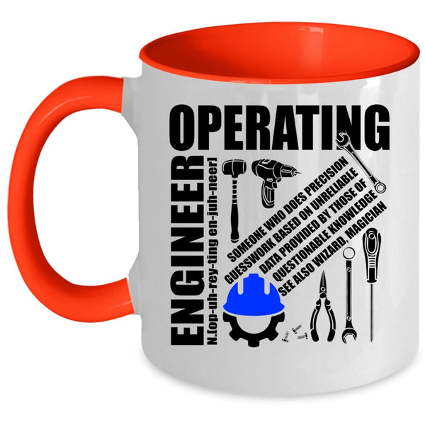 Cool Operating Engineer Coffee Mug, Operating Engineer Accent Mug