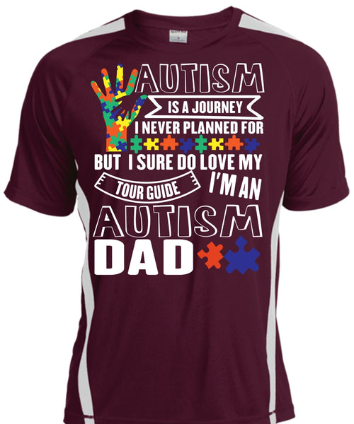 Autism Is A Journey T Shirt, I'm An Autism Dad T Shirt, Cool Shirt