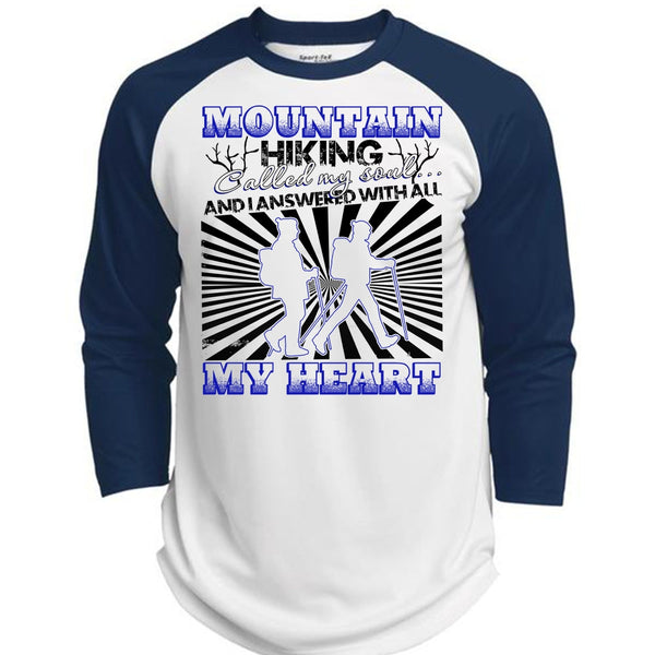 Mountain Hiking T Shirt, My Heart T Shirt, Awesome T-Shirts  (Polyester Game Baseball Jersey)
