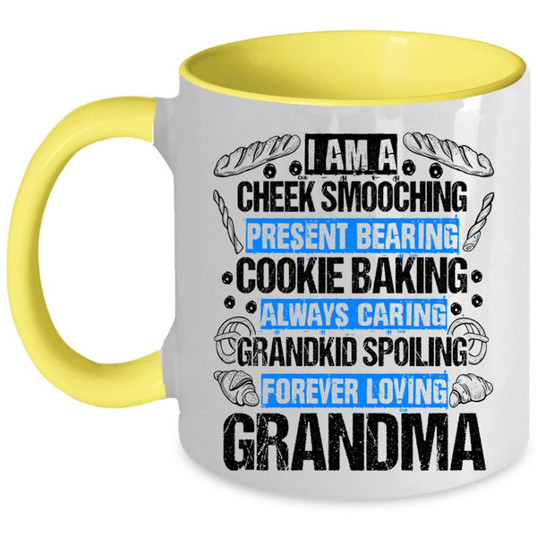 I Am A Grandma Coffee Mug, I Am A Cookie Baking Forever Loving Accent Mug