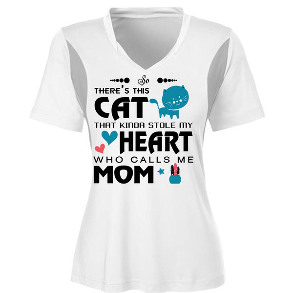 There's This Cat That Kinda Stole My Heart T Shirt, Calls Me Mom T Shirt, My Favorite T Shirt