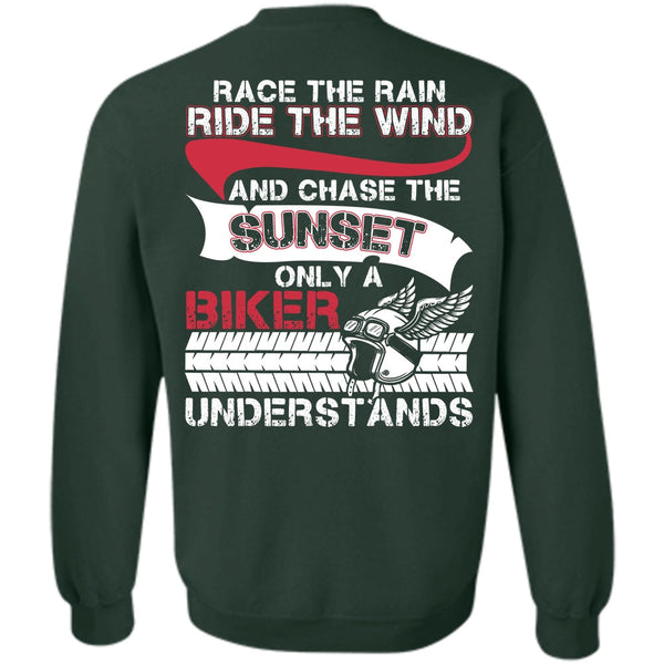 Ride The Wind T Shirt, I Love Biker Sweatshirt