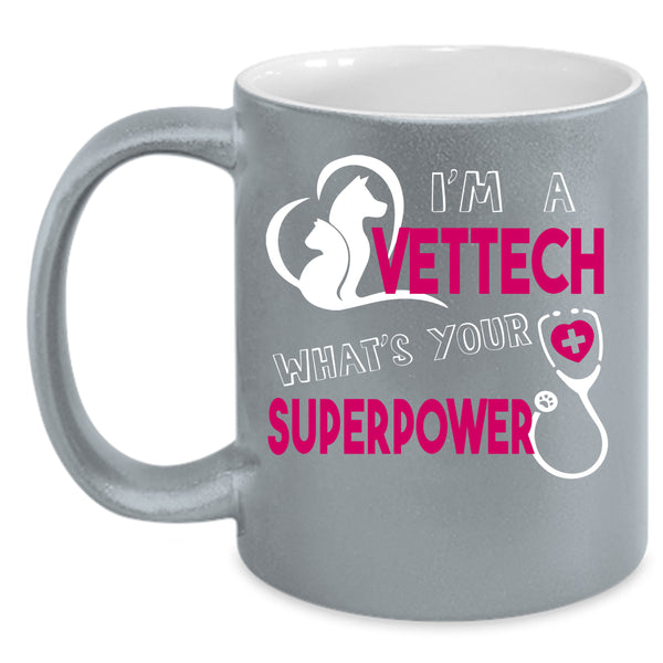 I'm A Vettech Coffee Mug, I Love Animals Coffee Cup