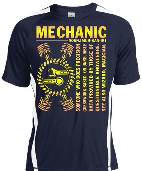 Being A Mechanic T Shirt, Who Does Precision Guesswork T Shirt, Cool Shirt