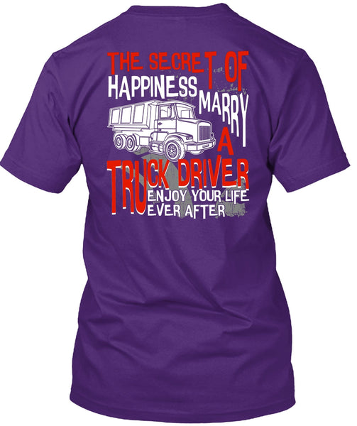 Marry A Truck Driver T Shirt, Being A Trucker T Shirt
