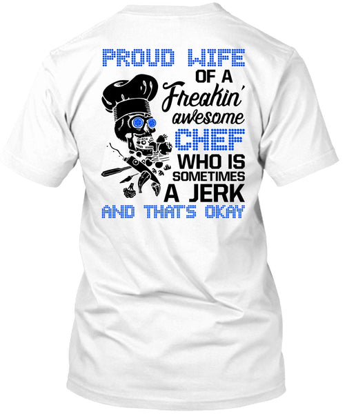 A black t-shirt with the shopify logo