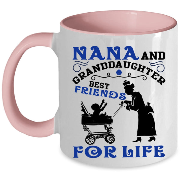 Best Friends For Life Coffee Mug, Nana And Granddaughter Accent Mug