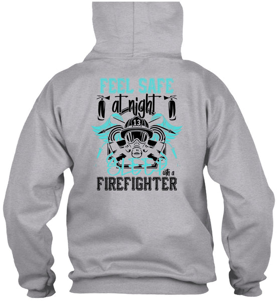 Sleep With A Firefighter T Shirt, I Love Firefighter T Shirt