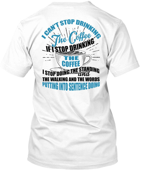 A black t-shirt with the shopify logo