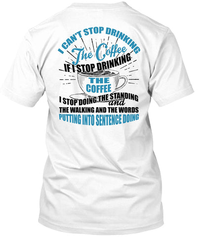 A black t-shirt with the shopify logo