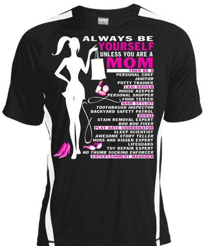 A black t-shirt with the shopify logo