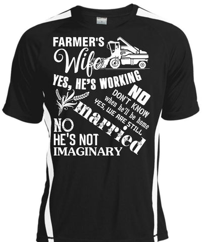 A black t-shirt with the shopify logo