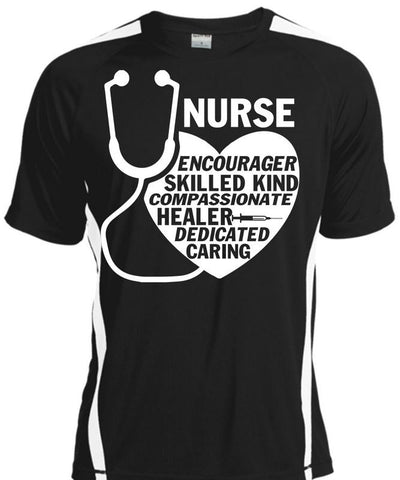 A black t-shirt with the shopify logo