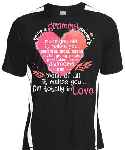 A black t-shirt with the shopify logo