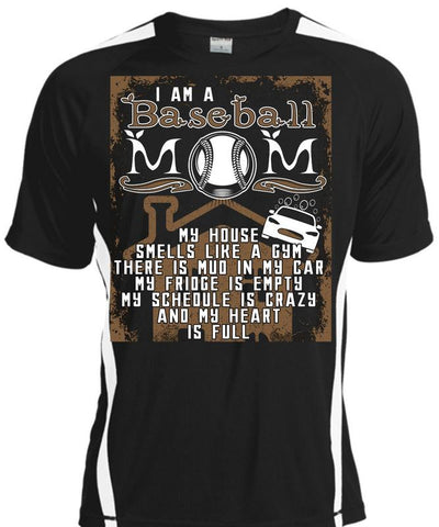 A black t-shirt with the shopify logo