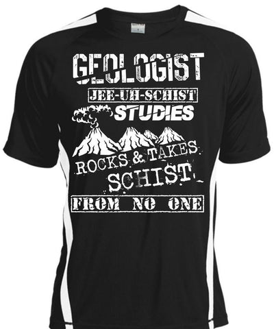 A black t-shirt with the shopify logo