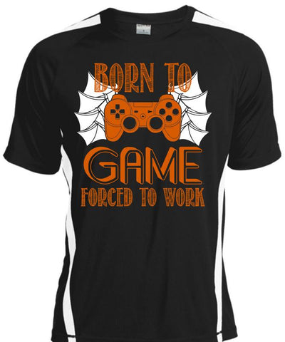 A black t-shirt with the shopify logo