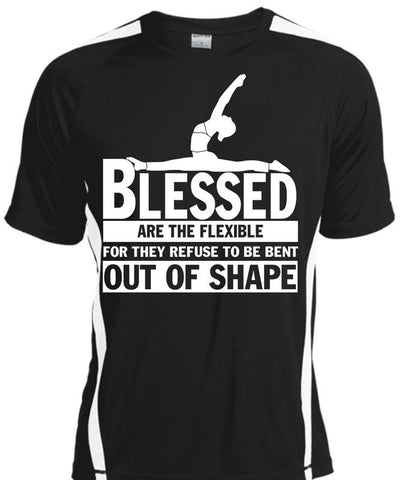 A black t-shirt with the shopify logo