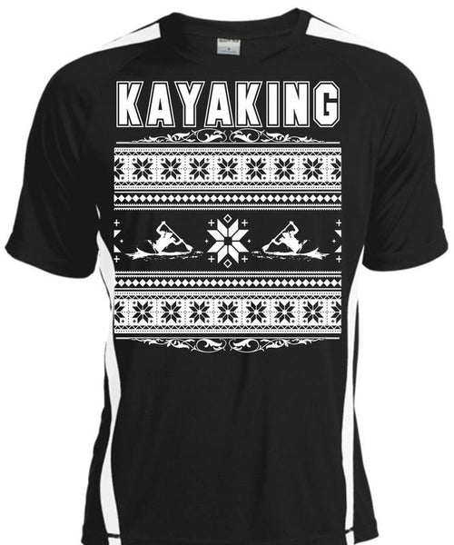 A black t-shirt with the shopify logo