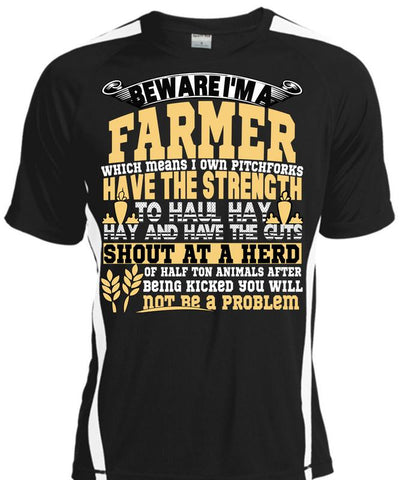 A black t-shirt with the shopify logo