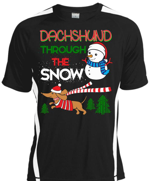 A black t-shirt with the shopify logo