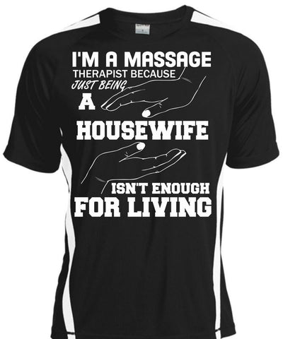 A black t-shirt with the shopify logo