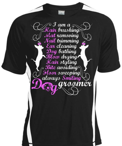 A black t-shirt with the shopify logo