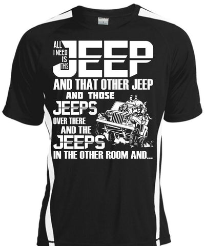 A black t-shirt with the shopify logo