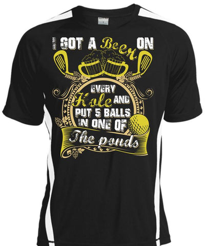 A black t-shirt with the shopify logo
