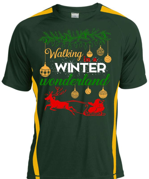 Walking Winter Wonderland T Shirt, I Love Christmas T Shirt, Cool Shirt