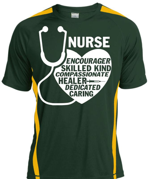 Nurse Encourager Skilled Kind T Shirt, Healer Dedicated Caring T Shirt, Cool Shirt