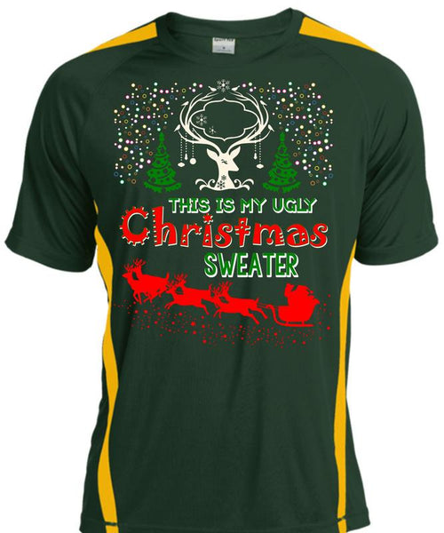 This Is My Ugly Christmas Sweater T Shirt, I Love Christmas T Shirt, Cool Shirt
