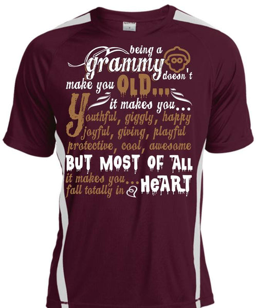 Being A Grammy Doesn't Make You Old T Shirt, Fall Totally In Heart T Shirt, Cool Shirt