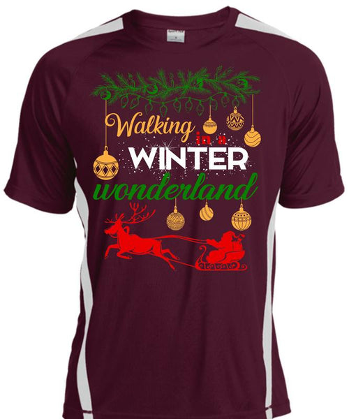 Walking Winter Wonderland T Shirt, I Love Christmas T Shirt, Cool Shirt