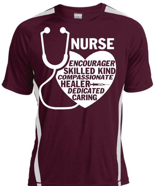 Nurse Encourager Skilled Kind T Shirt, Healer Dedicated Caring T Shirt, Cool Shirt