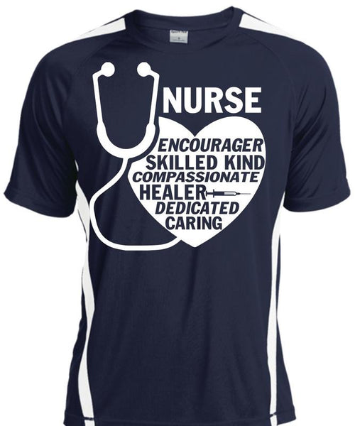 Nurse Encourager Skilled Kind T Shirt, Healer Dedicated Caring T Shirt, Cool Shirt