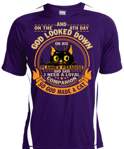 God Made A Cat T Shirt, God Looked Down T Shirt, Cool Shirt