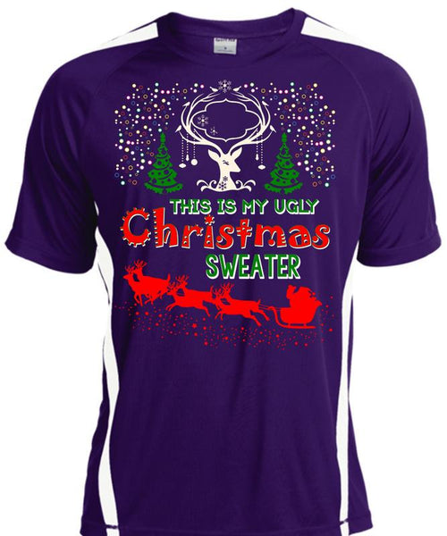 This Is My Ugly Christmas Sweater T Shirt, I Love Christmas T Shirt, Cool Shirt