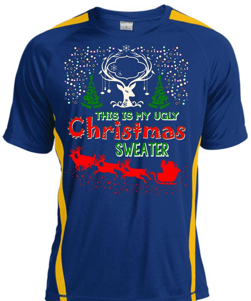 This Is My Ugly Christmas Sweater T Shirt, I Love Christmas T Shirt, Cool Shirt
