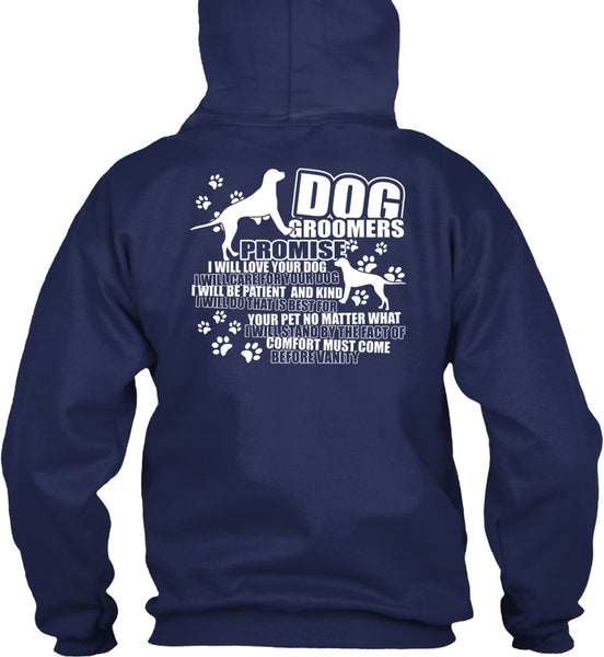 Dog Groomers Promise T Shirt, Being A Groomer T Shirt