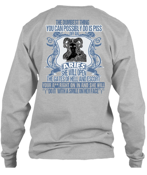 Aries She Will Open The Gates T Shirt, I Love Aries T Shirt