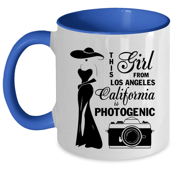 California Is Photogenic Coffee Mug, This Girl From Los Angeles Accent Mug