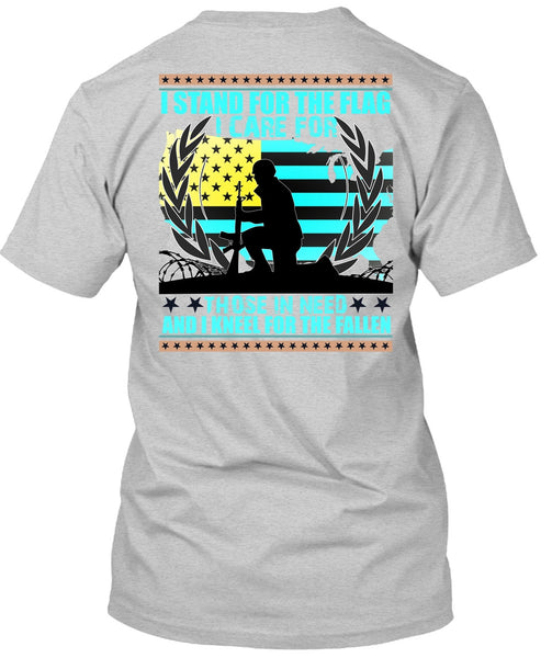 I Stand For The Flag T Shirt, I Love Veteran T Shirt