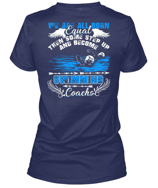 Become Swimming Coach T Shirt, I Love Swimming T Shirt