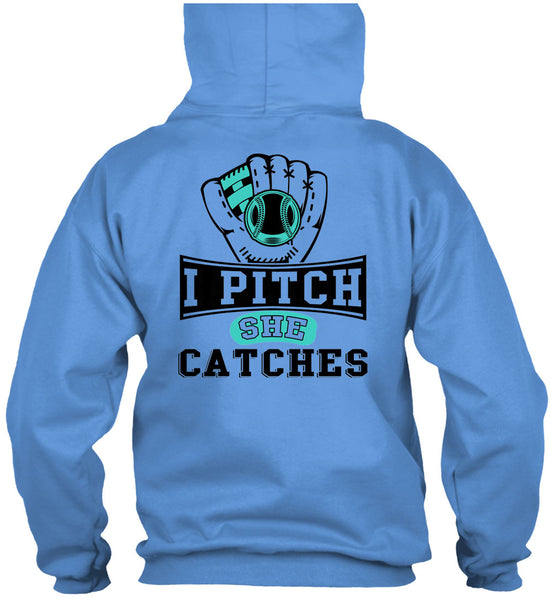 I Pitch She Catch T Shirt, Being A Baseball Player T Shirt