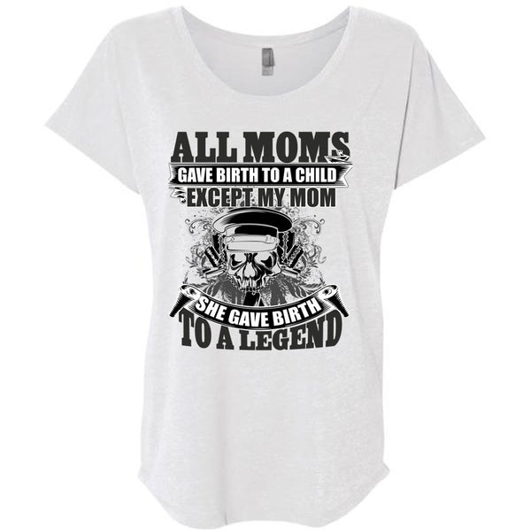 She Gave Birth To A Legend T Shirt, I Love Mom T Shirt, Awesome T-Shirts