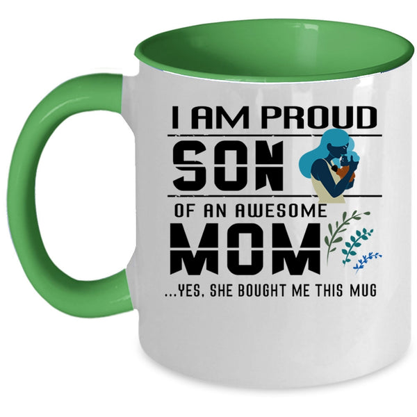 Cute Moms Coffee Mug, Only The Best Moms Are Promoted To Grandmas Accent Mug